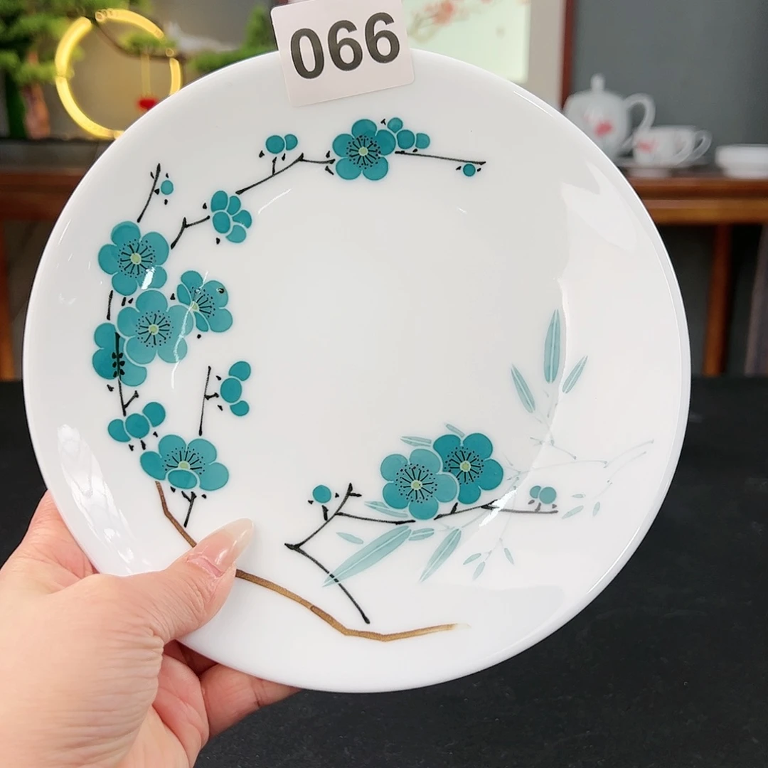 9**1翠竹绿梅果托（微瑕）