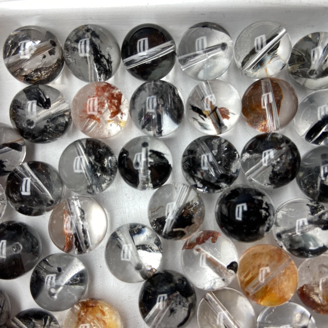 天然水晶闪灵单珠12mm+多样性发一个M86