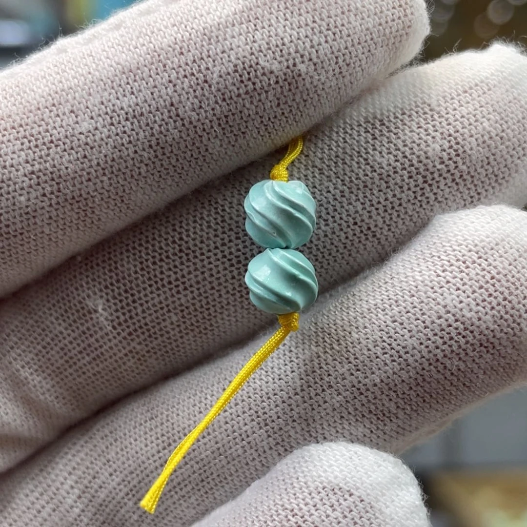 绿松石未镶嵌挂件