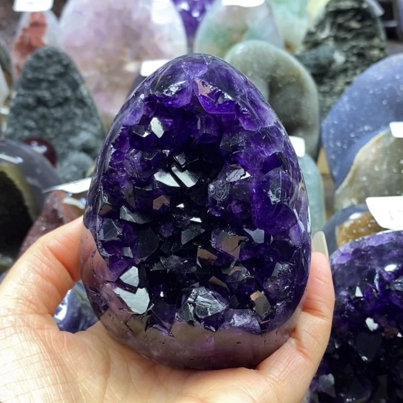 【闪购商品】未镶嵌大型摆件（非配饰）紫晶小**琦