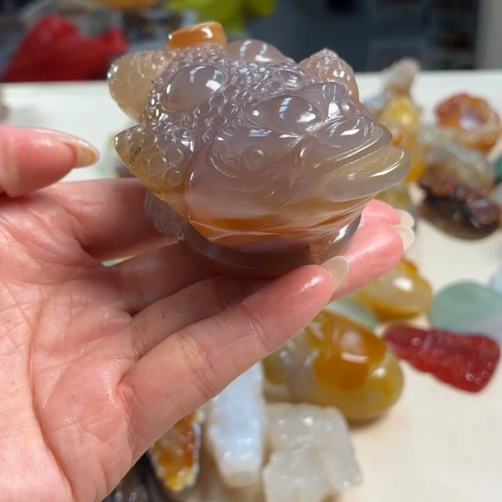 玛瑙/玉髓未镶嵌吊坠(不含链)