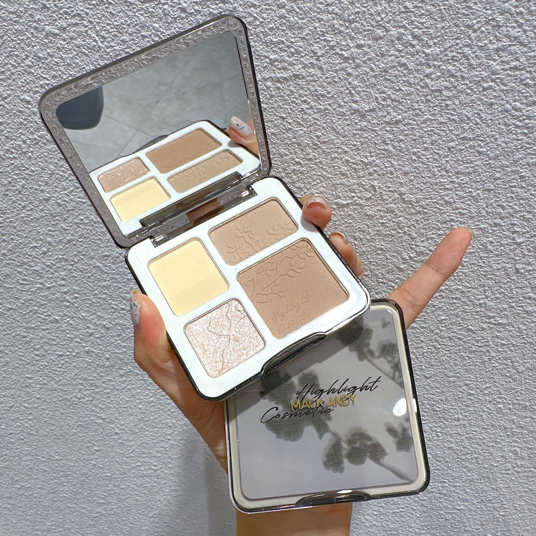 玛可安迪高光阴影组合修容盘女自然提亮鼻影阴影粉侧影综合一体盘