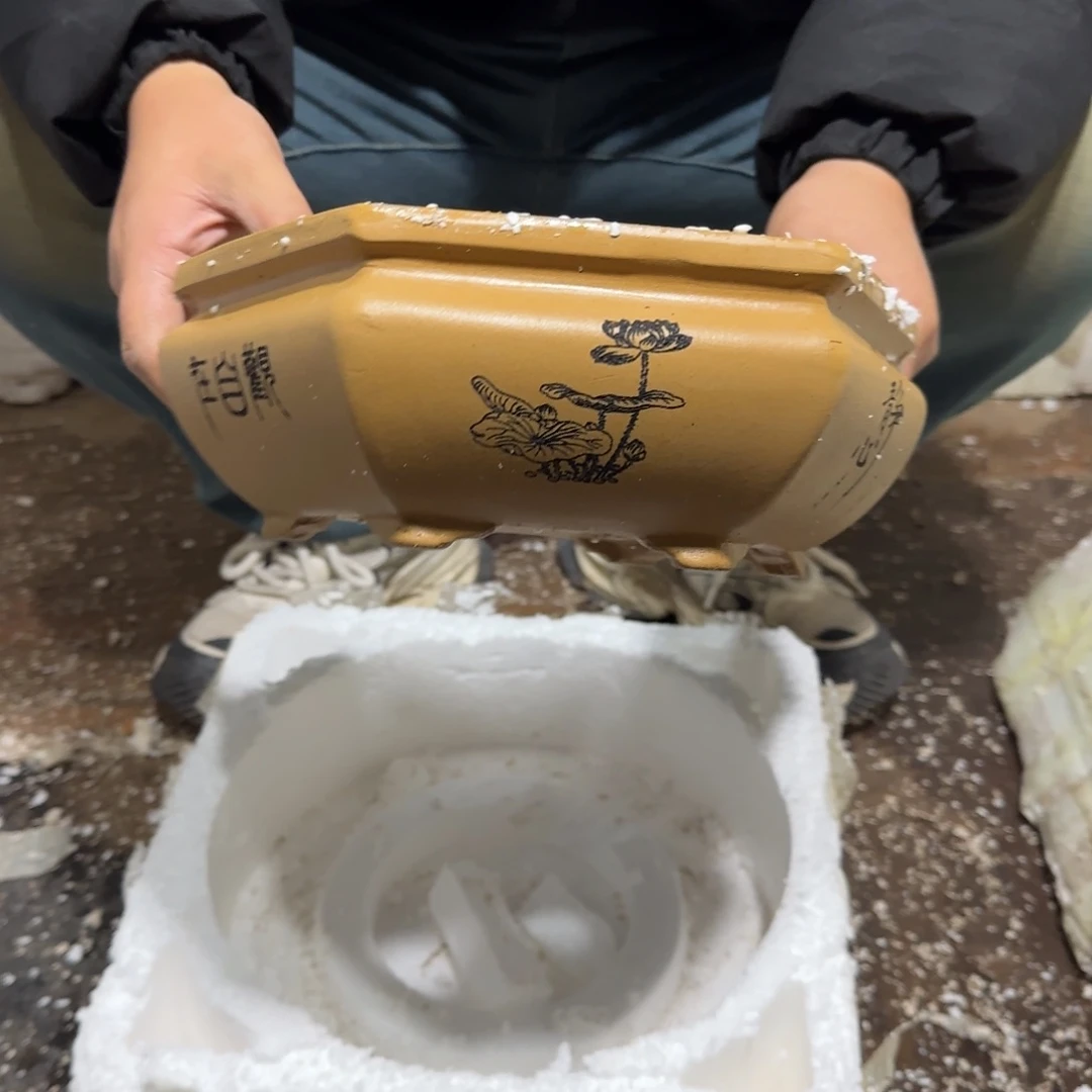 紫砂花盆口径20.10口径