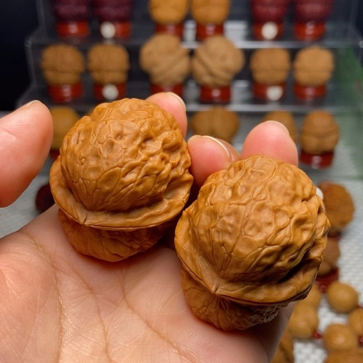 文玩核桃把件玄武金蟾57