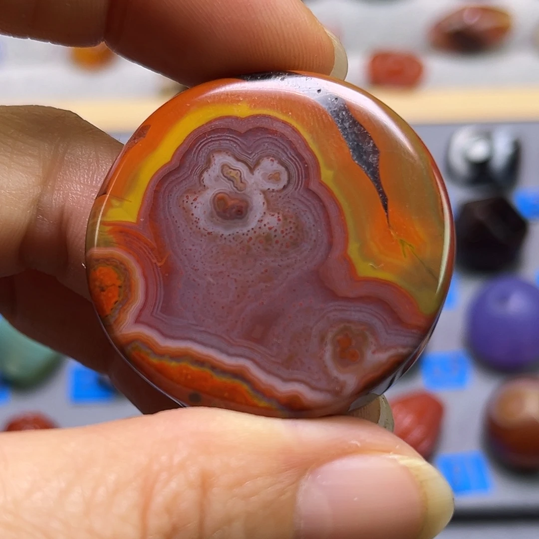 玛瑙/玉髓未镶嵌吊坠(不含链)