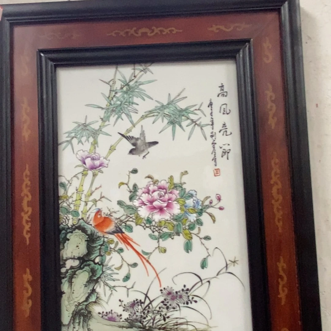 瓷片50*40厘米景德镇瓷板画柴窑烧制