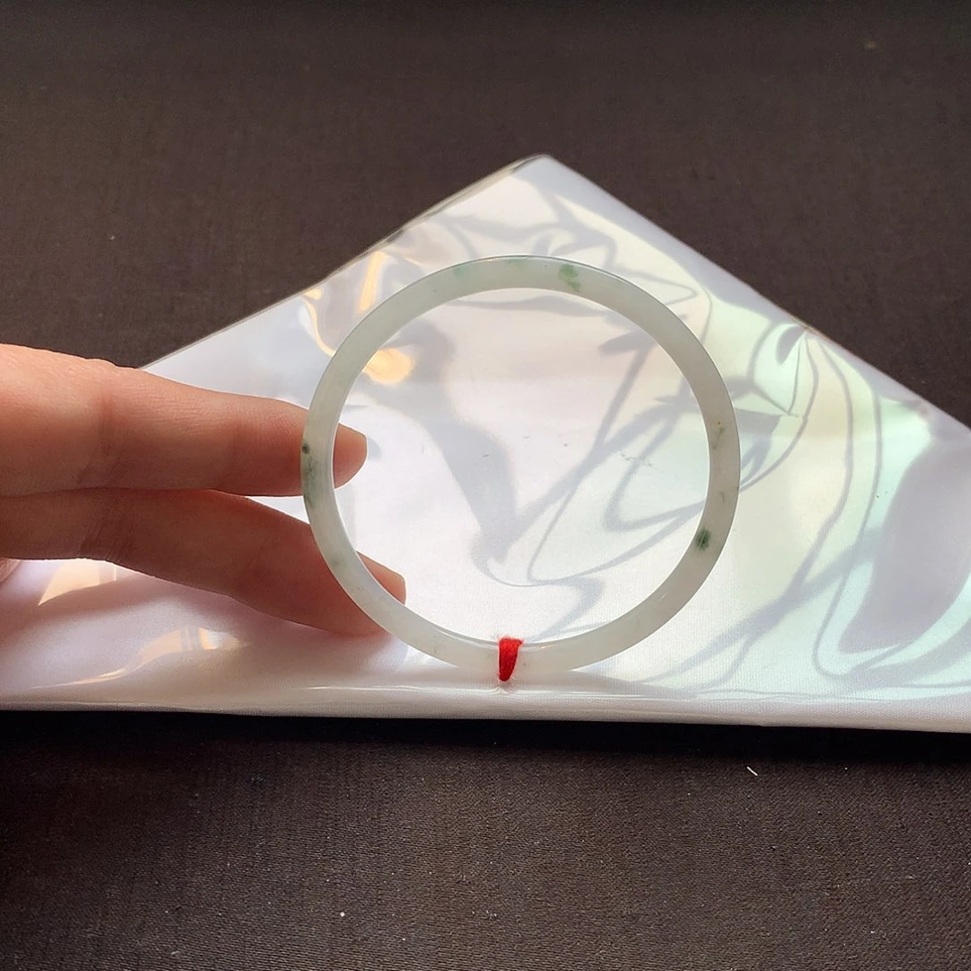 翡翠未镶嵌手镯55.9