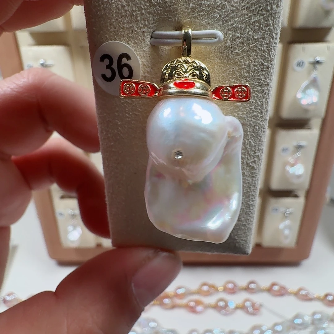 颈饰淡水珍珠合金