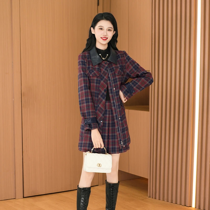 【派克服】优雅新款气质时尚大气减龄休闲收腰显瘦外套27431