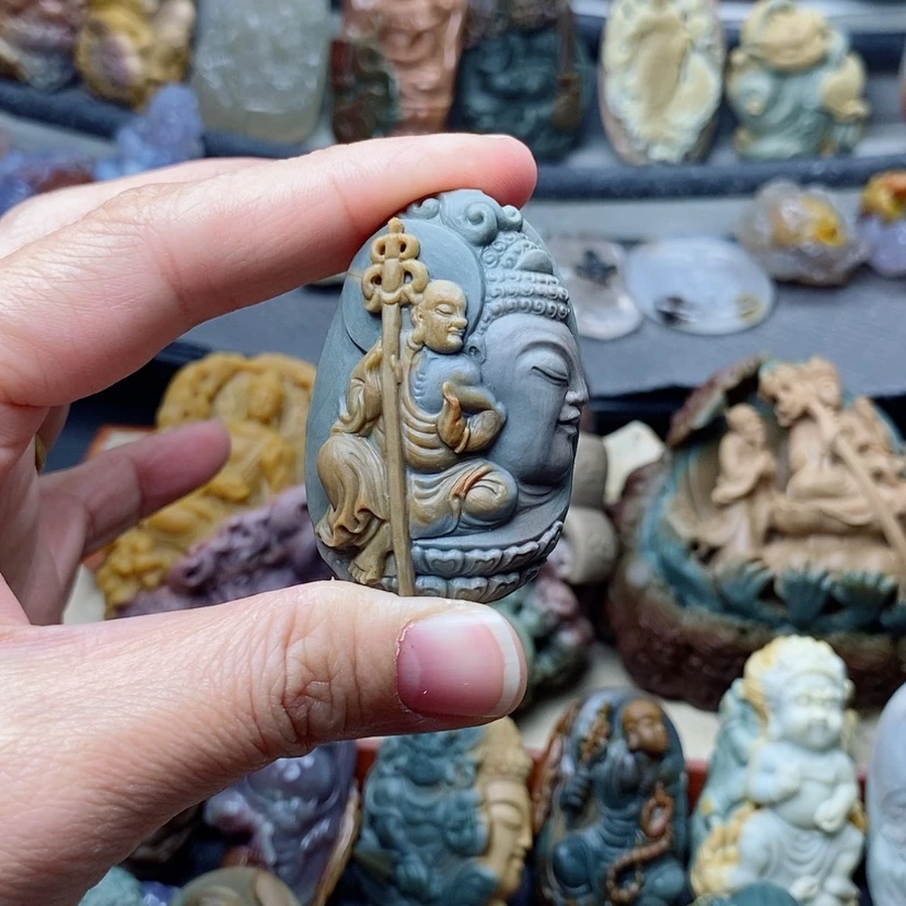 【闪购商品】定制石英质玉吊坠未镶嵌