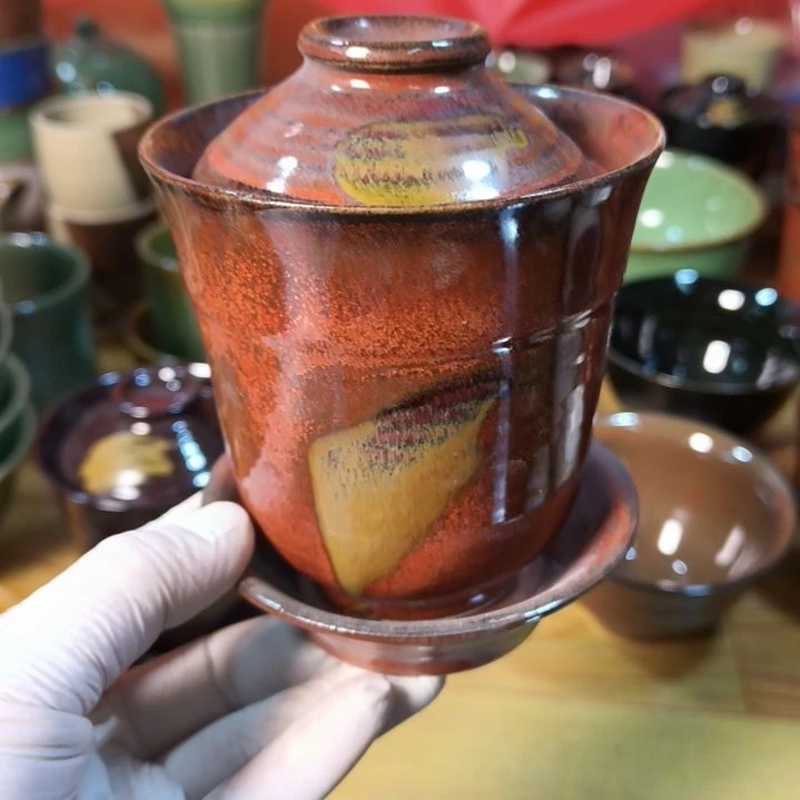 瓷片磁州窑五厂盘碗壶杯有瑕疵