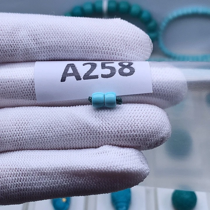 绿松石未镶嵌高瓷高色直切