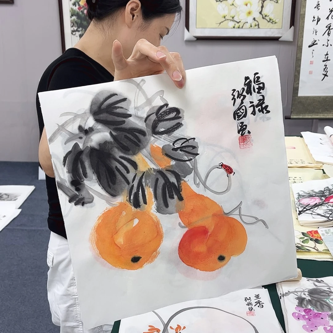 国画宣纸国画纯手绘作品