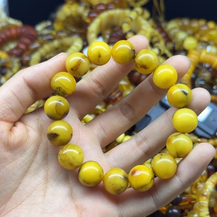 琥珀未镶嵌珠宝奇石