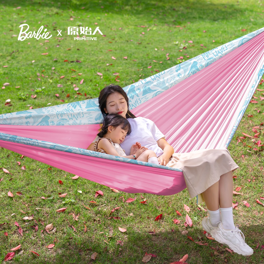 【原始人扶摇吊床】户外帐篷防侧翻降落伞布双人秋千加厚露营夏季