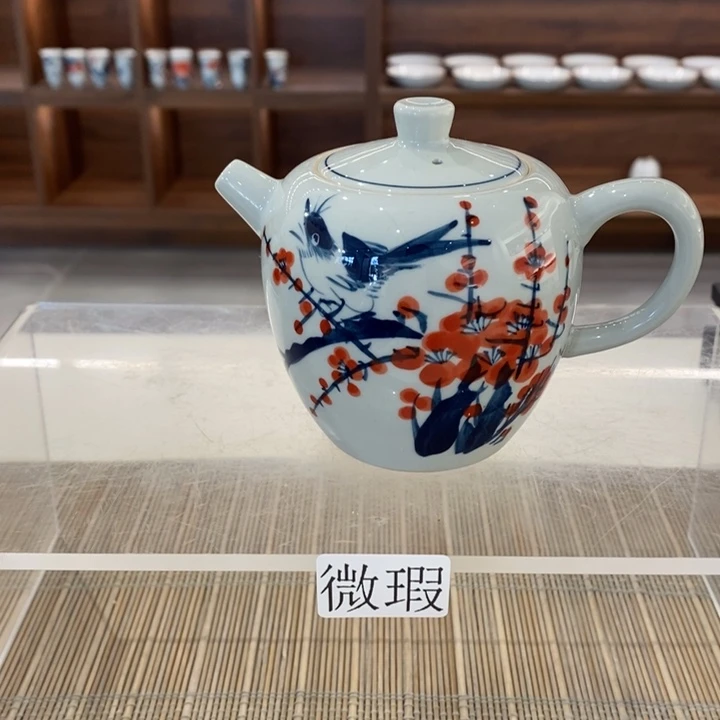 釉下老陶泥手工绘制