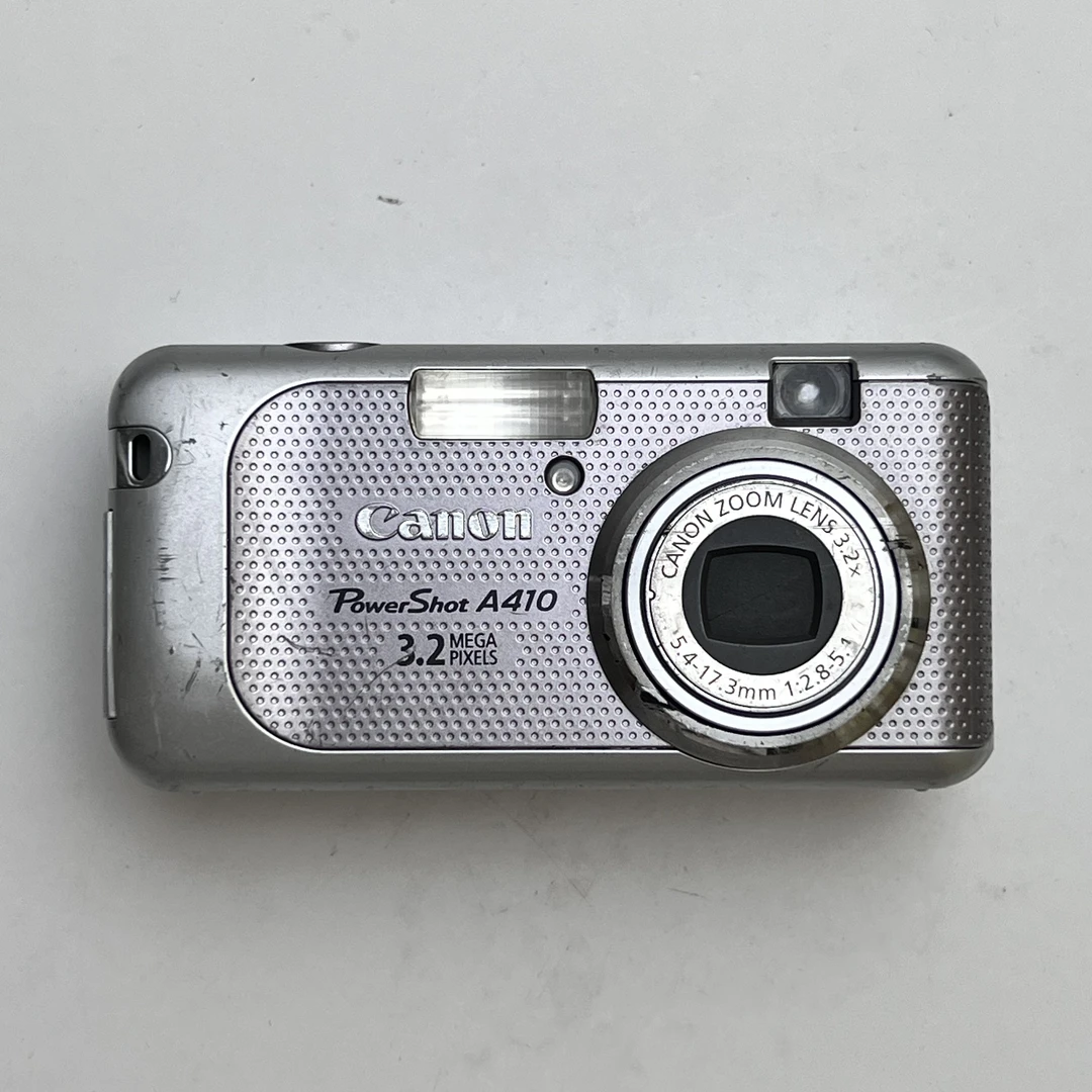 8新 Canon/佳能 佳能a410复古绿色摄影面包机屏幕微黄自备电池