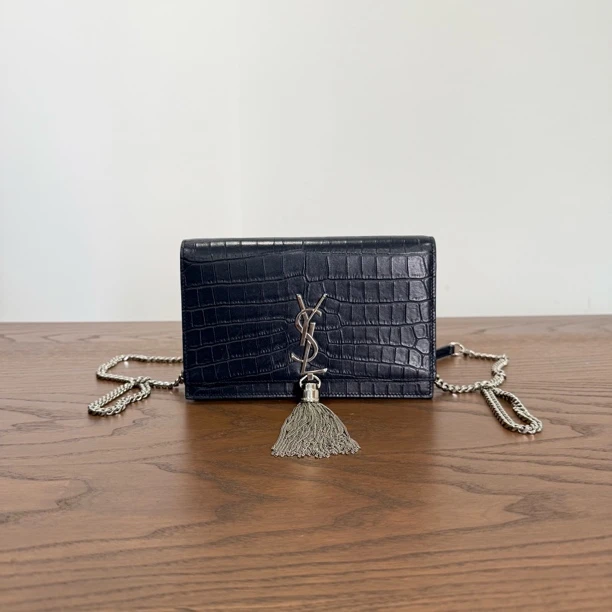 99新 YSL/圣罗兰 YSL圣罗兰 kate流苏包 尺寸19x12
