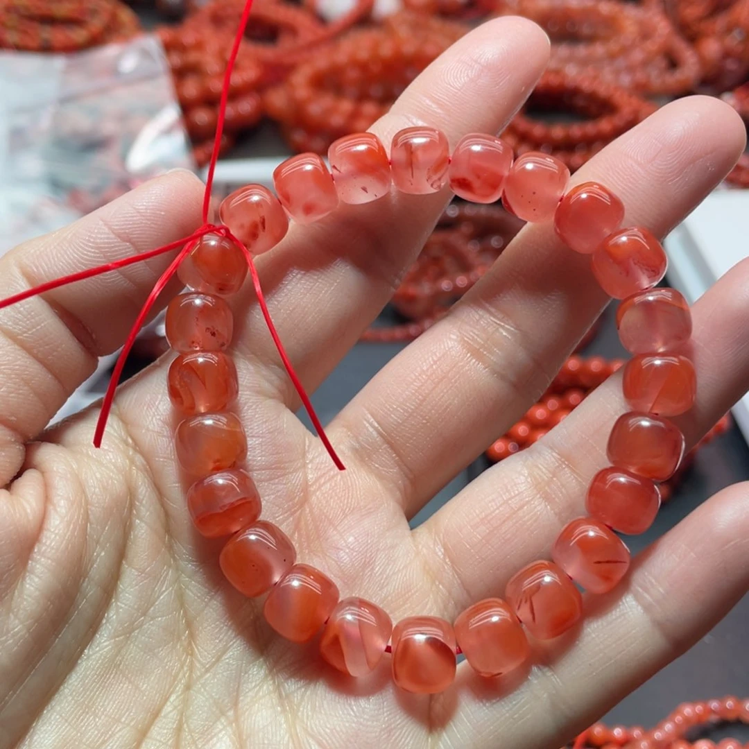 南红玛瑙手链未镶嵌