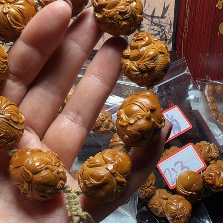 手串/手链橄榄核喝****啦骑兽财神