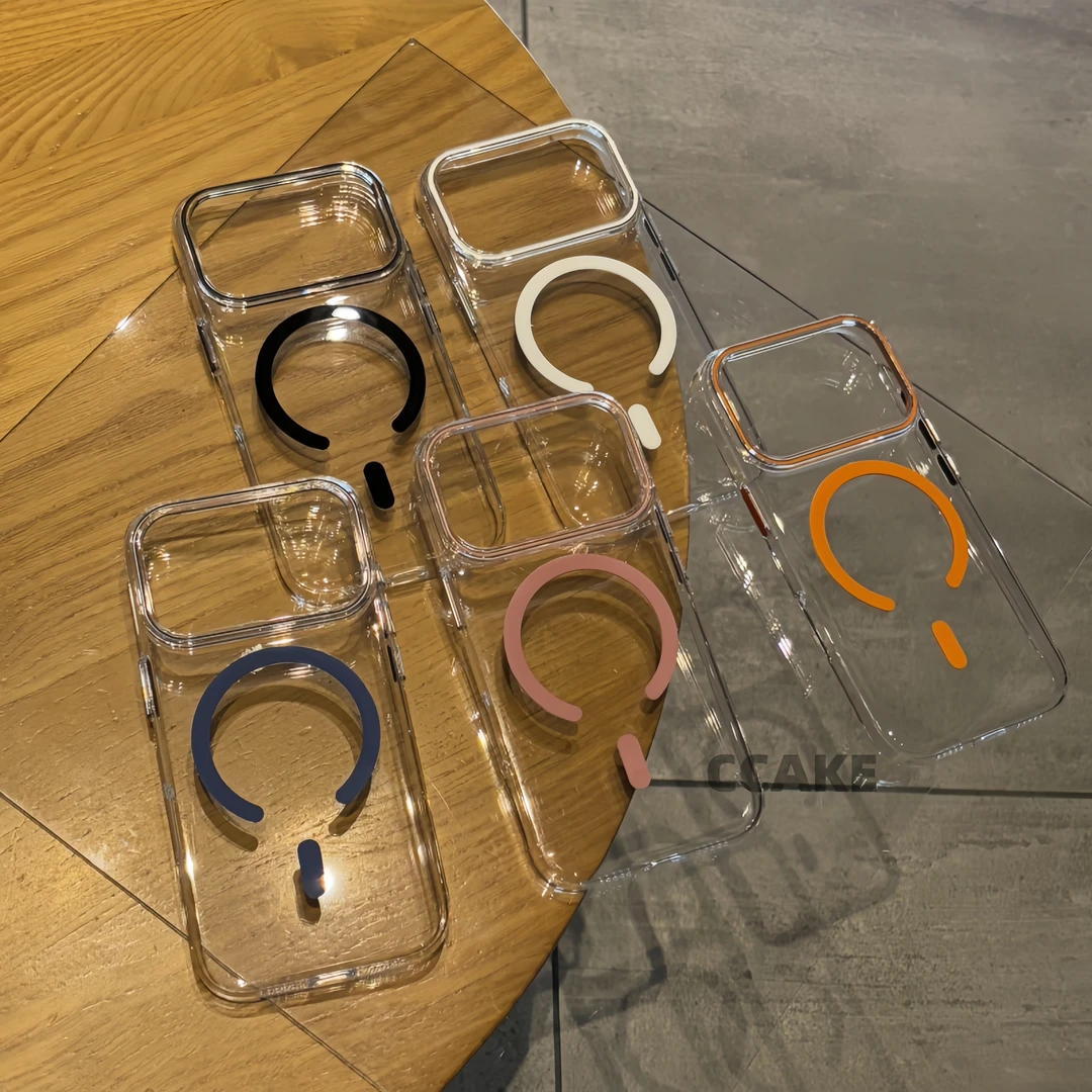 透明磁吸防摔适用苹果17promax/16手机壳17air简约15个性14保护壳