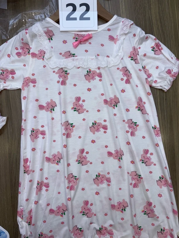 【编号22】中大童公主风睡裙莫代尔居家