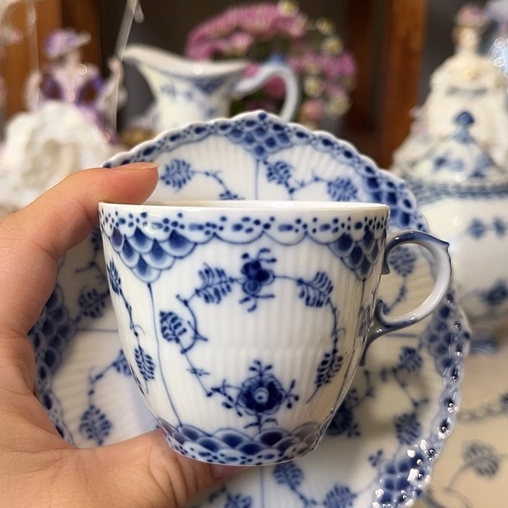 杯欧洲中古瓷器摆件