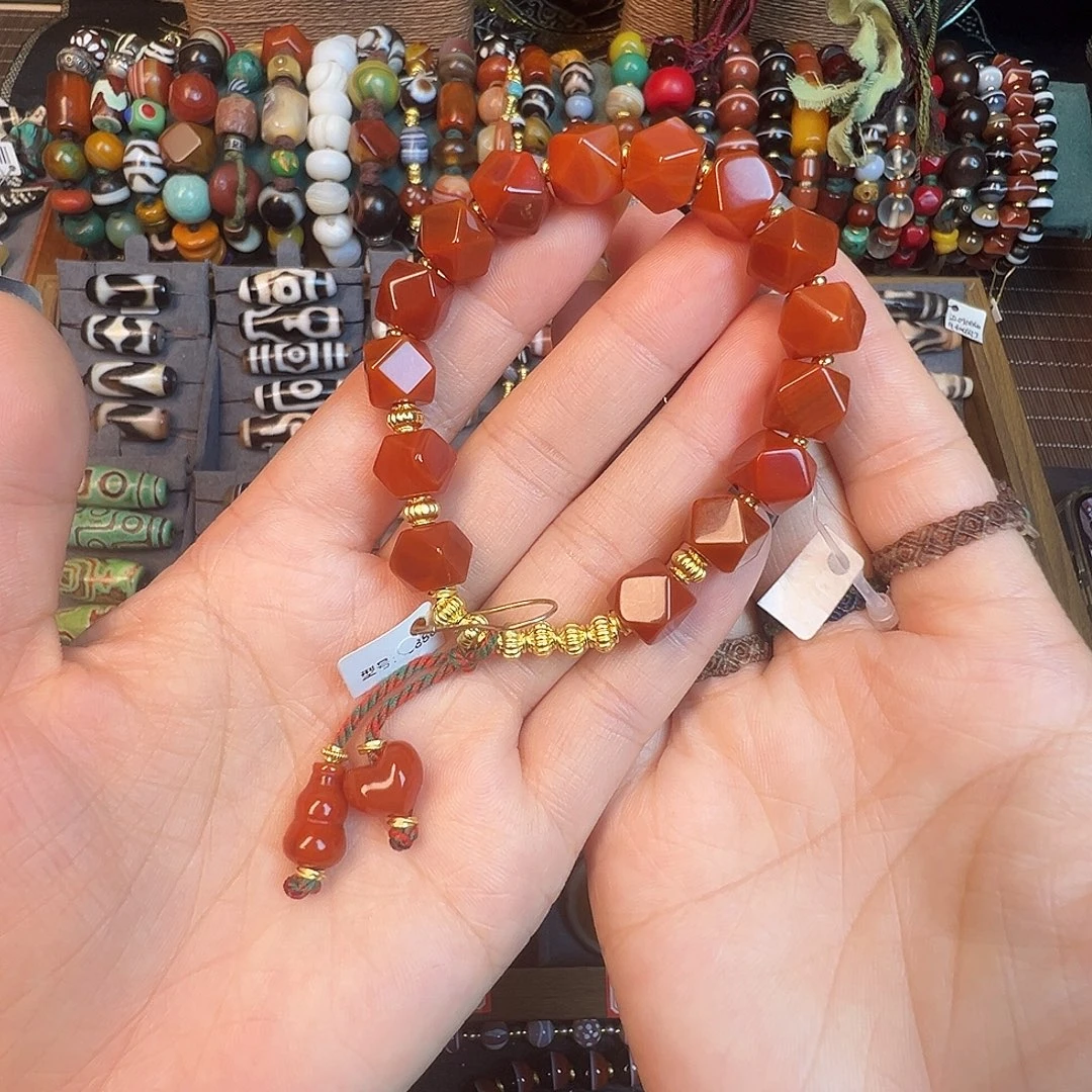 玛瑙/玉髓未镶嵌手链