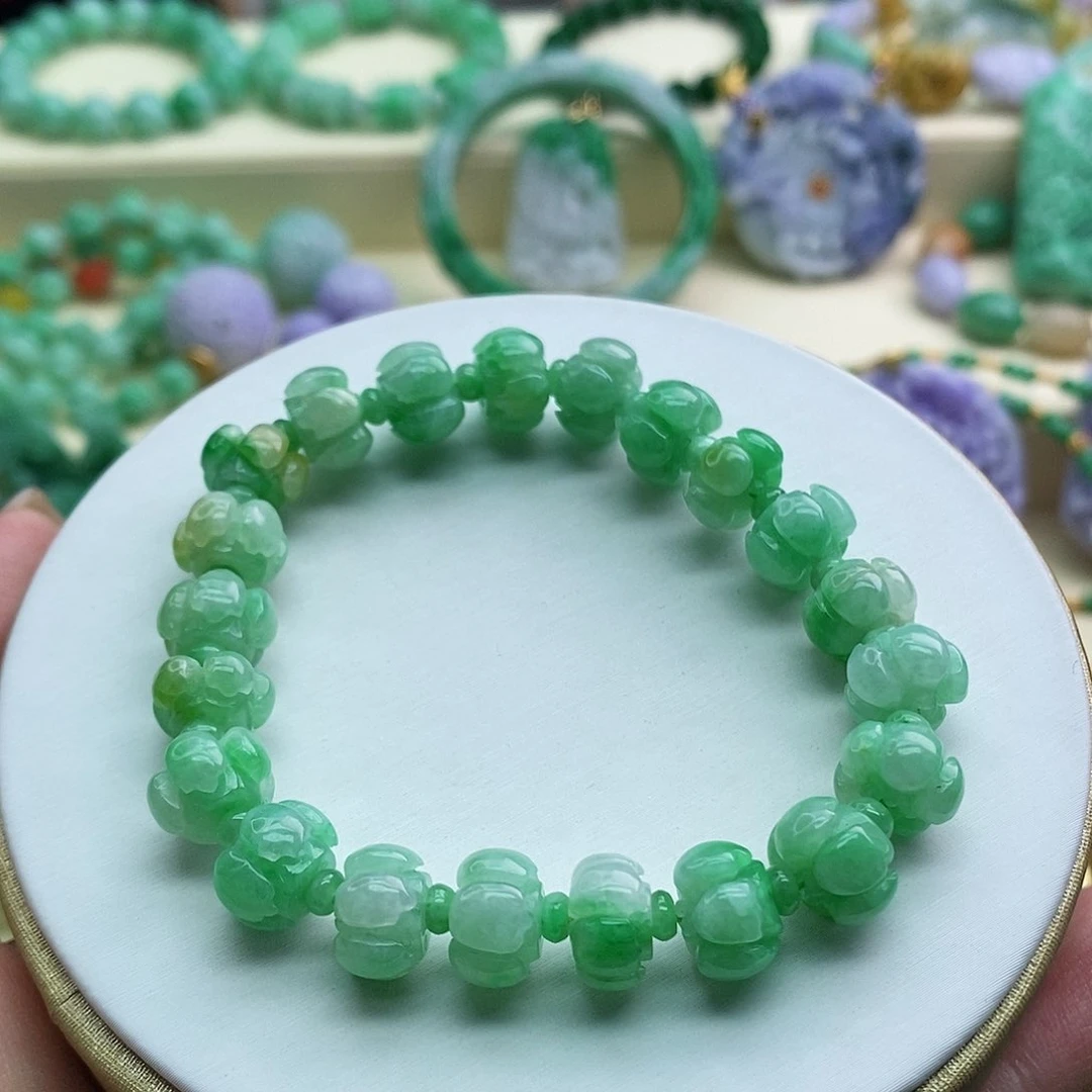 未镶嵌手串翡翠手串