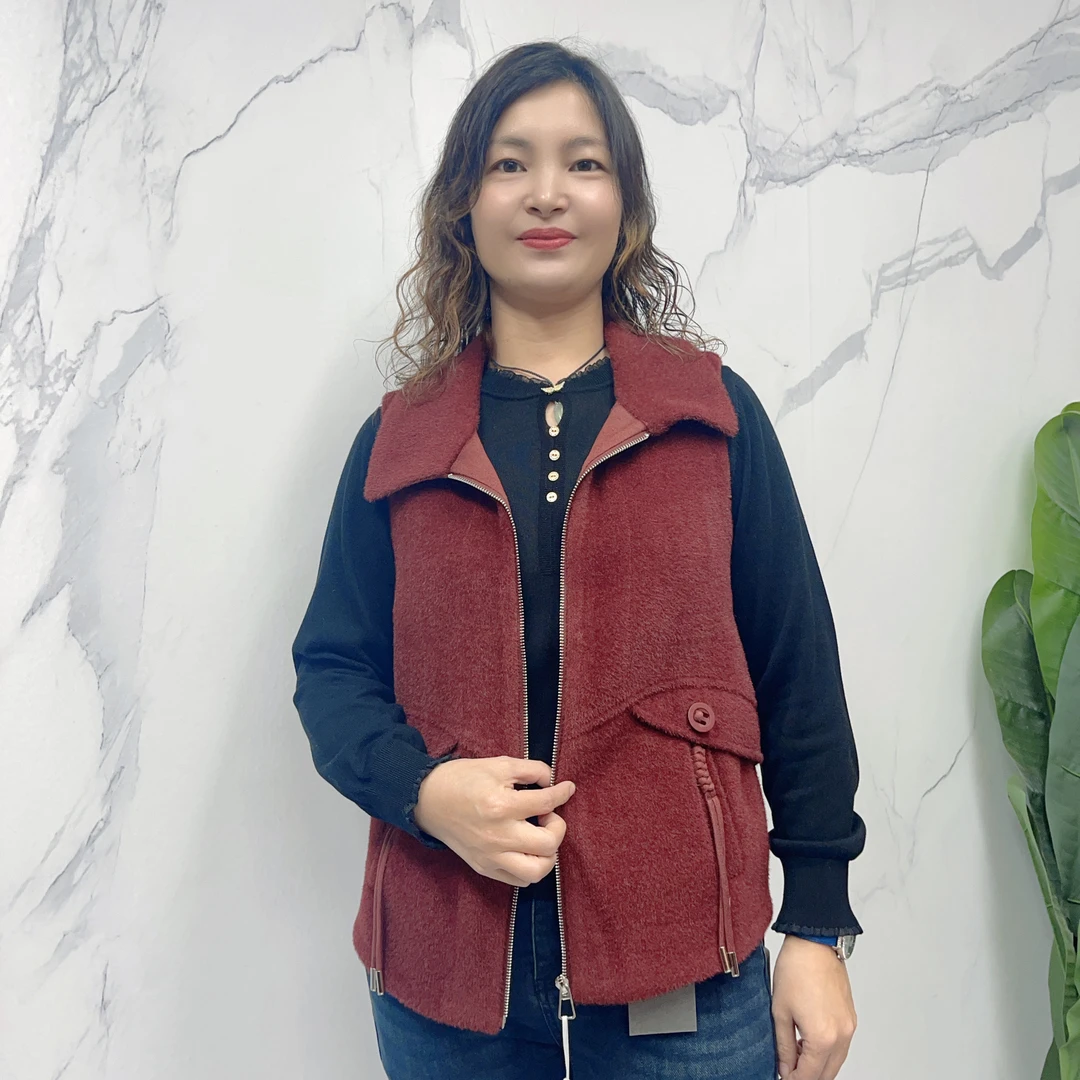 高品质国风款马夹6691女款