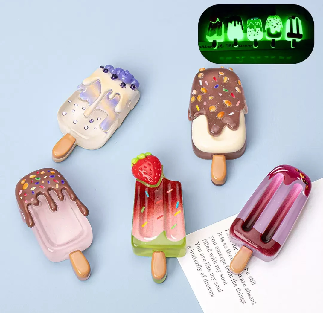夜光夏日冰淇淋diy摆件车载摆件礼品搭档