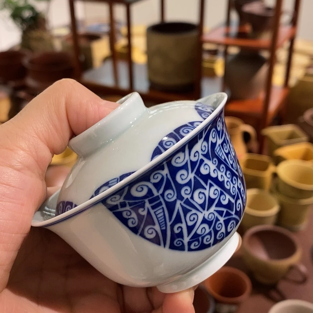 紫砂茶案褚超盖碗