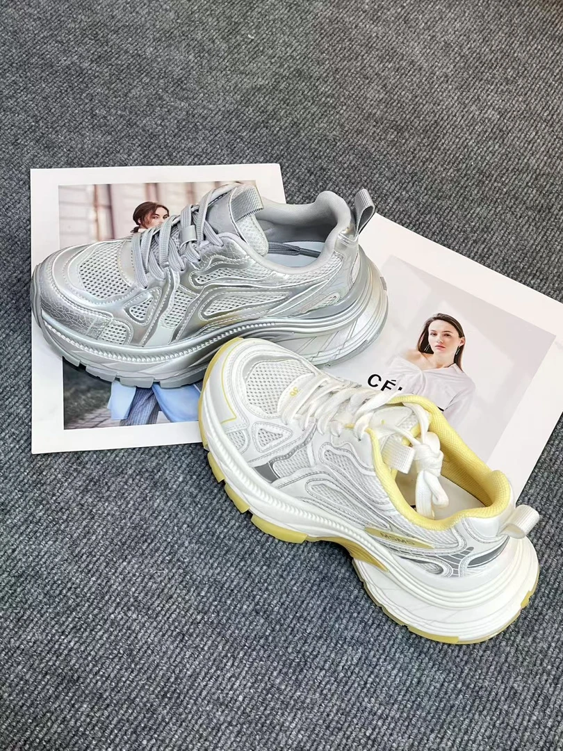 ［不退不换］28-312玛莎玛索2025夏新款时尚洋气老爹鞋圆头厚底纯皮