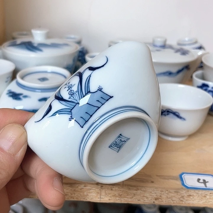 瓷片075 一人直播，看品直播间说序号