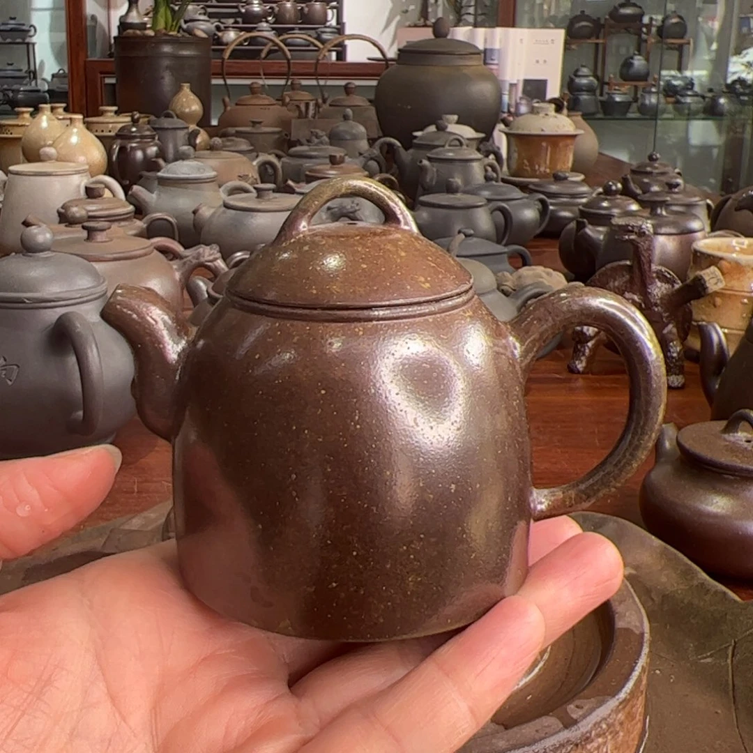 贵台龙窑柴烧茶壶A31