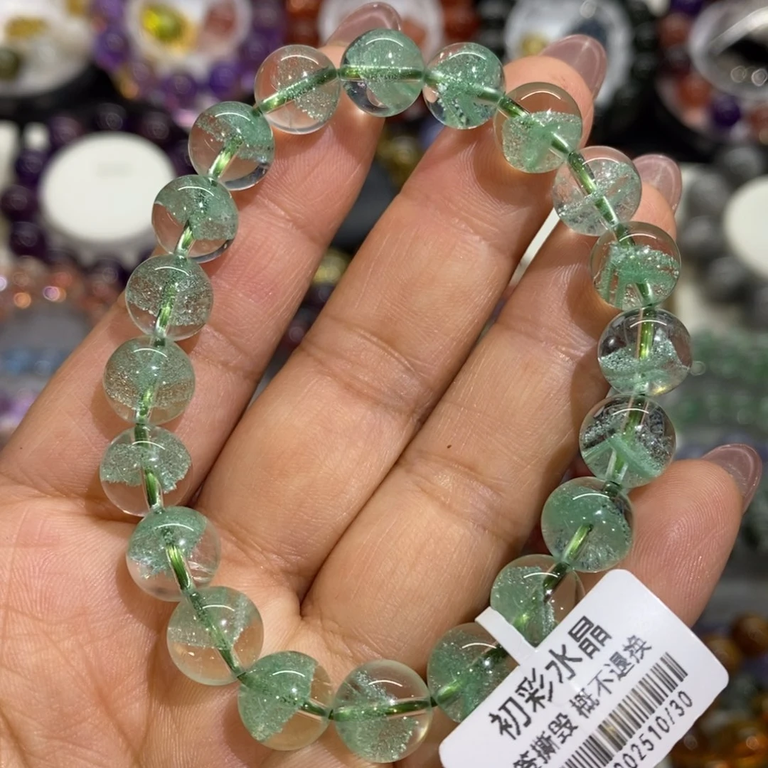 水晶手链未镶嵌双塔翠幽灵9