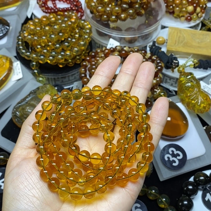 佛***缘琥珀未镶嵌珠宝奇石缅甸琥珀