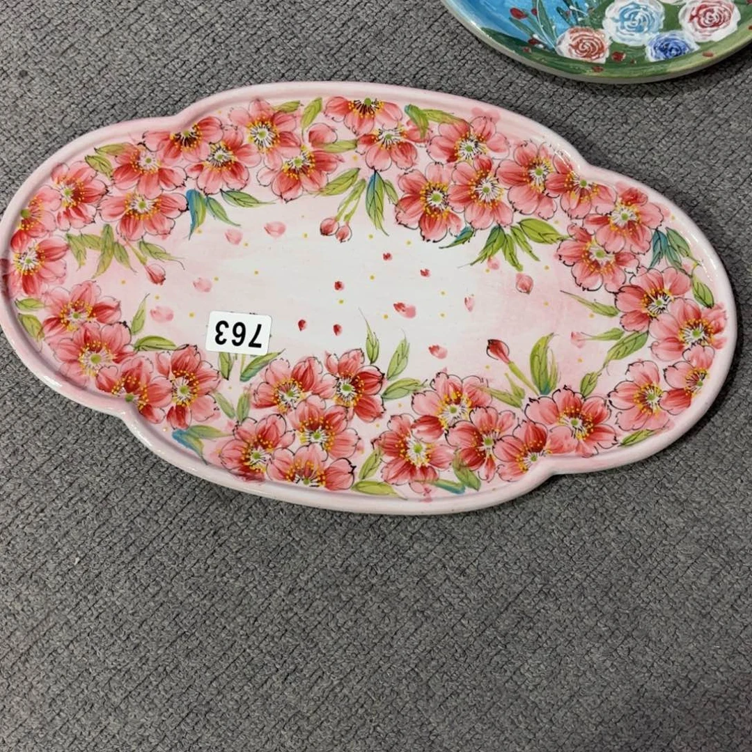 瓷片景德镇手绘高温釉下彩陶瓷茶具