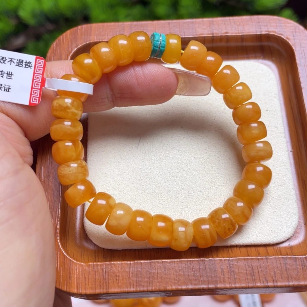 未镶嵌蜜蜡手链手串