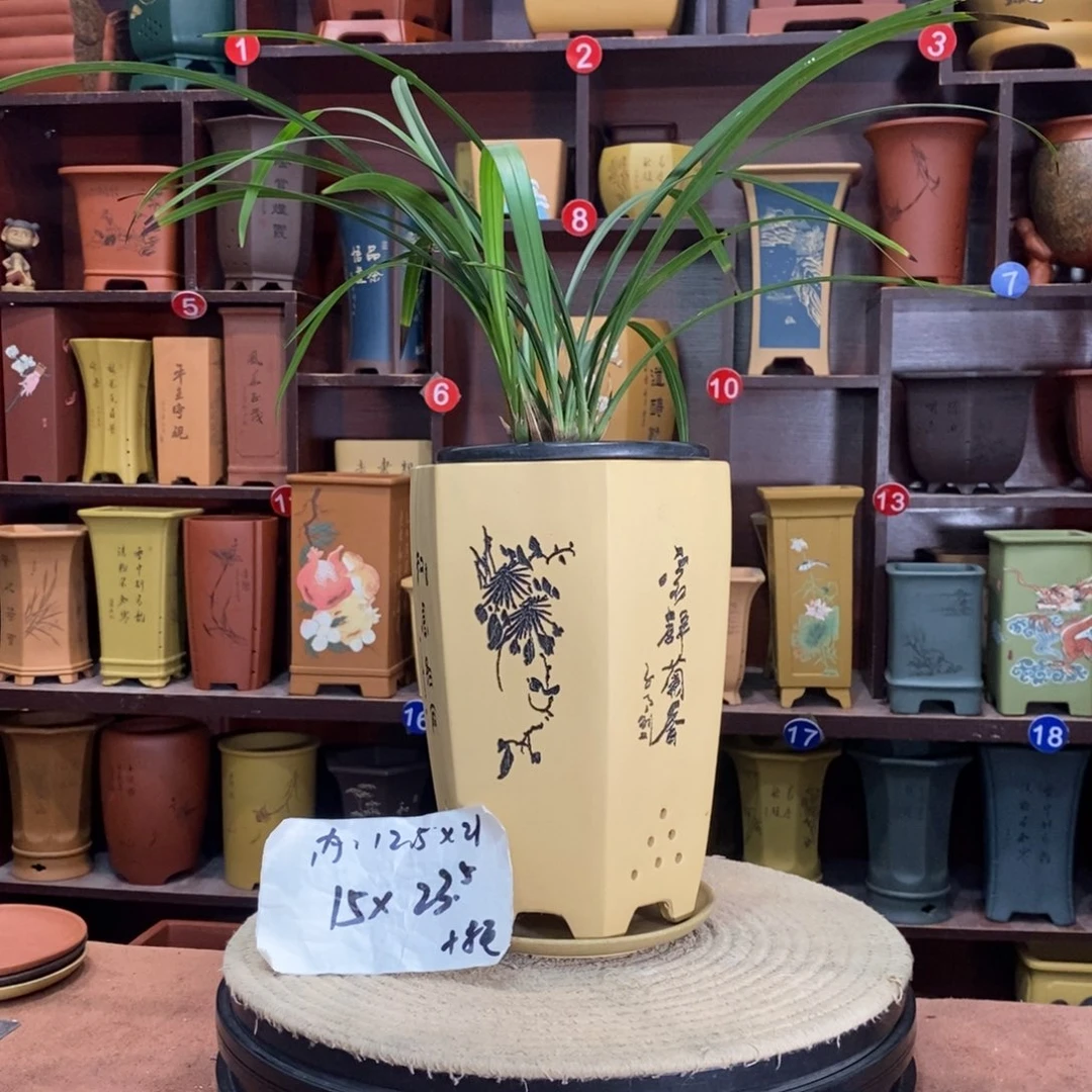 紫砂艺术紫砂花盆