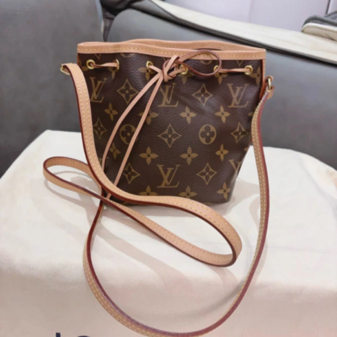 99新 LouisVuitton/路易威登 lv 路易威登nano老花水桶