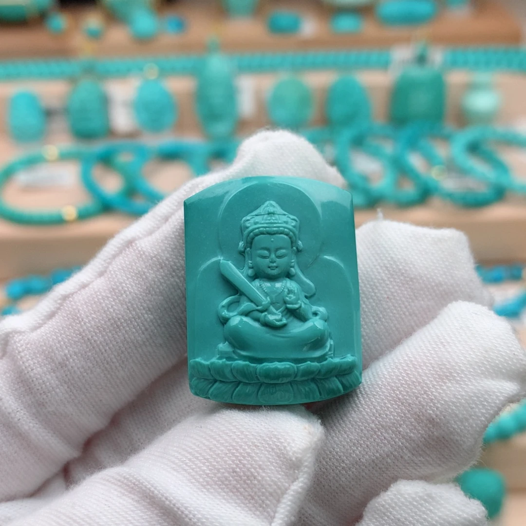 绿松石未镶嵌珠宝奇石21mm