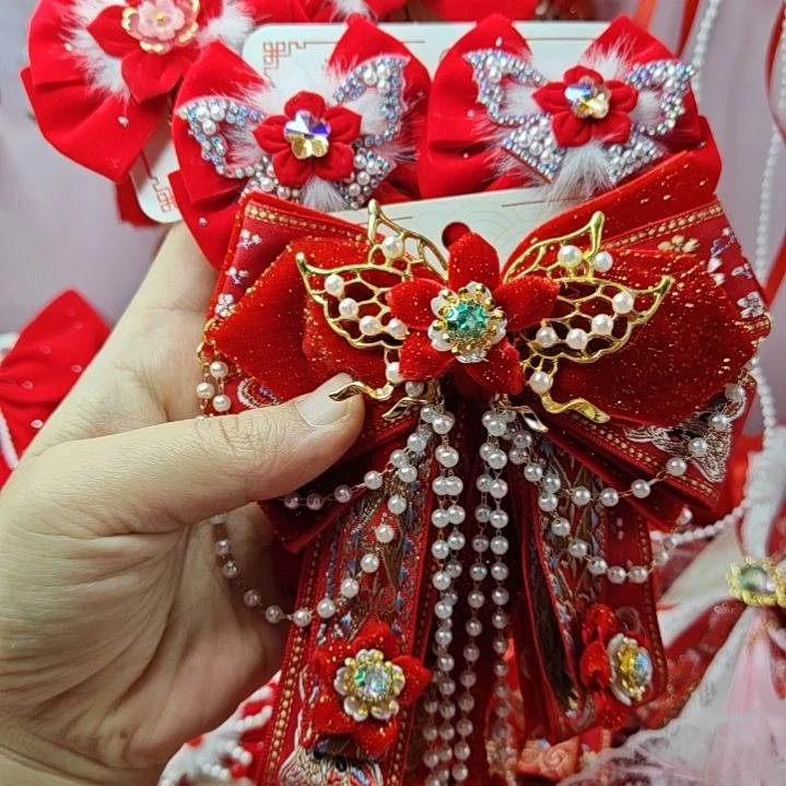 定制款蝴蝶结后压+对夹