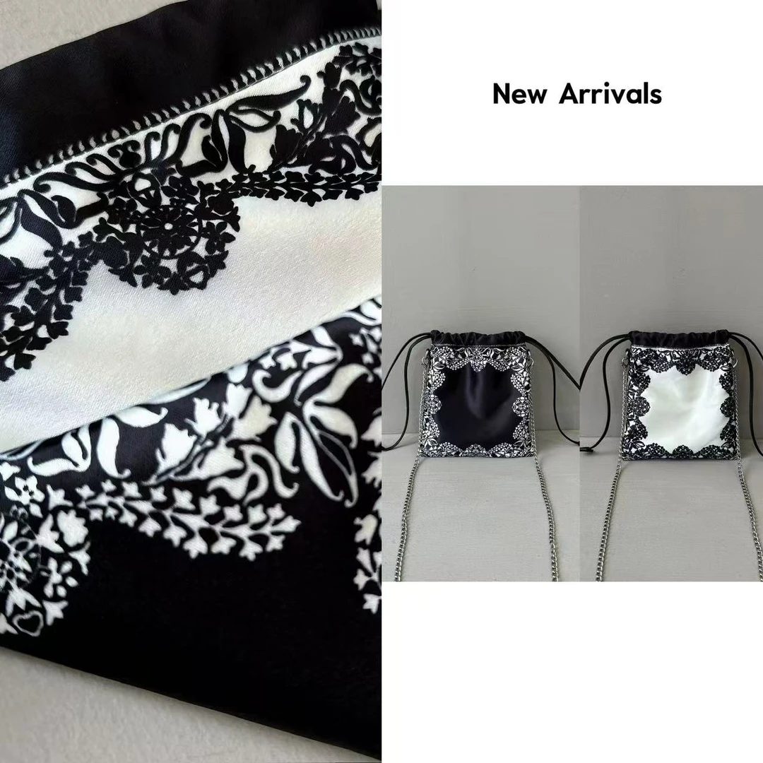 【25夏季】印花丝巾包斜跨单肩包  E222