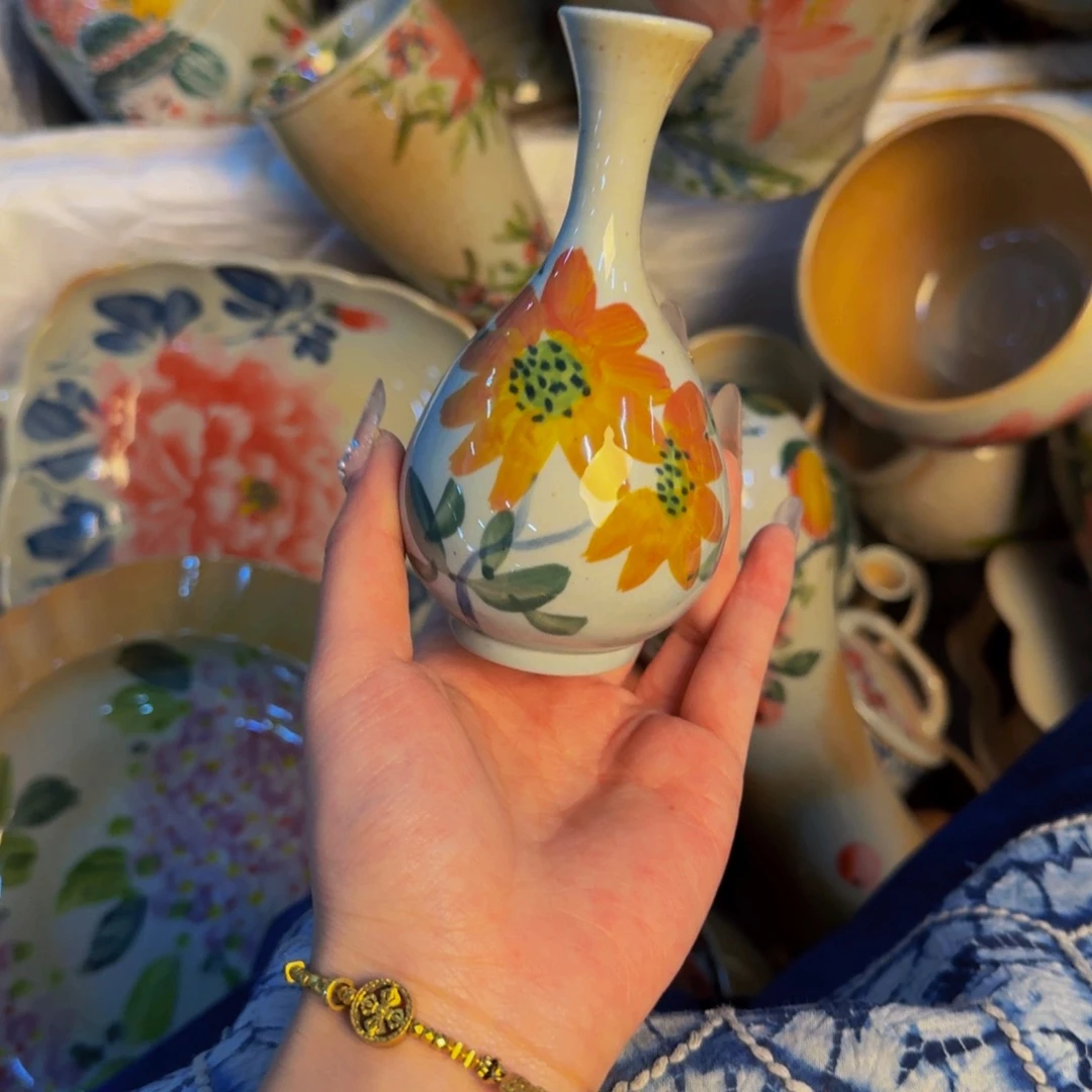 瓷片景德镇陶瓷手工手绘