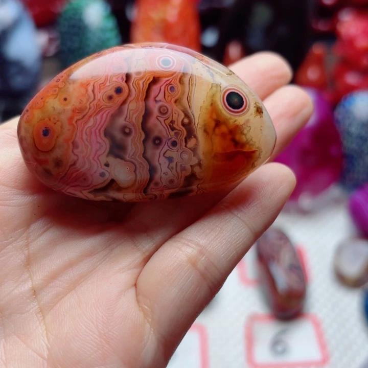 H***g玛瑙/玉髓吊坠未镶嵌