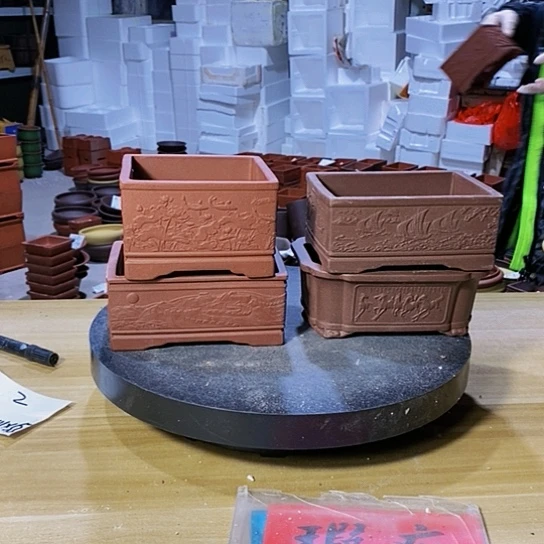 紫砂花盆紫砂花盆