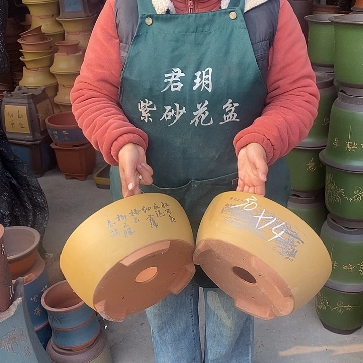 紫砂花盆紫砂花盆盆栽花卉苗木