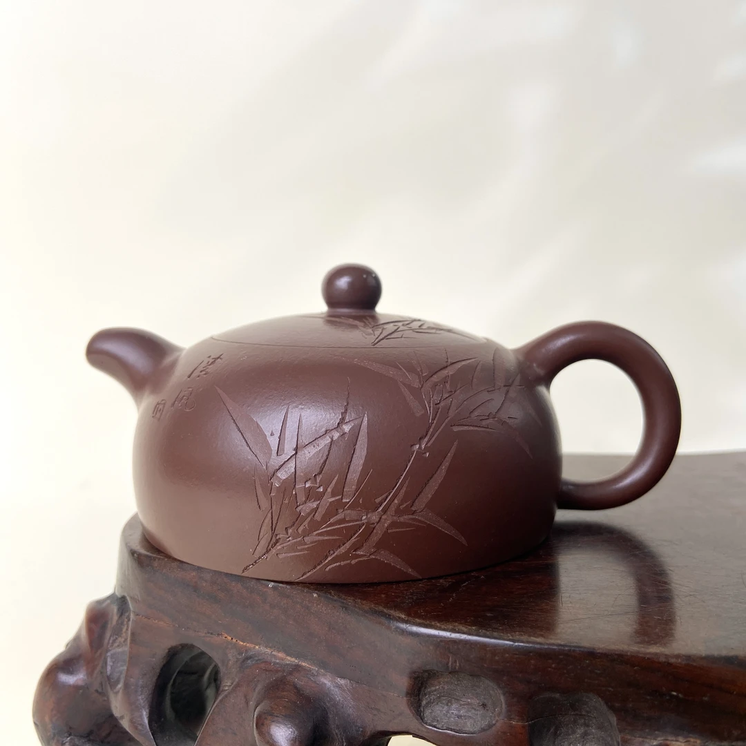 宜兴手工紫砂陶 （实力派1）茶壶GS4134-5