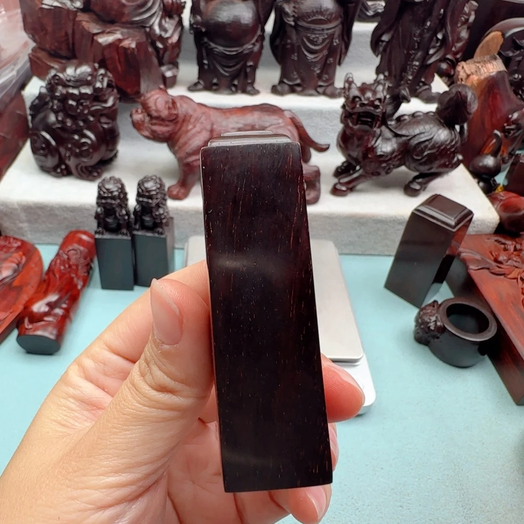 小叶紫檀把件忘**羽印章